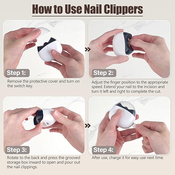 Rechargeable Electric Nail Clipper