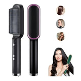 Electric Hair Straightening Comb – Fast Heating, Anti-Burn & Safe Touch Design